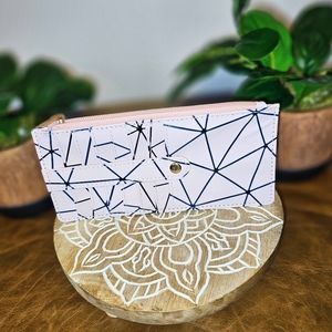 Pink Zippered Card Holder